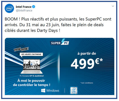 Intel boom les darty days